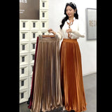 Temperament Snowflake Saustrade Organ Hundred-Fold Skirt Female Hanging A Word Thin Dress