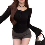 Red Bow Sweater Women 2025 Autumn And Winter New Slimming Knitted Knitted Shirt Long-Sleeved Bottom Shirt Top