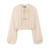 2026 New Summer Wooden Ear Stupor Blouse 1334190 Skirt 1334196 Set