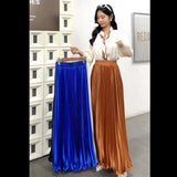 Temperament Snowflake Saustrade Organ Hundred-Fold Skirt Female Hanging A Word Thin Dress