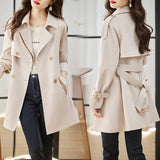 High-End Windwear Women's Long-Term 2025 Spring And Autumn New This Year's Popular Small Man Temperament Coat