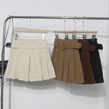 S-2XL Wicked Skirt Autumn And Winter New High-Waisted 100-Fold Skirt Anti-Light A Word Umbrella Skirt 1180