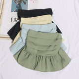 Sweet And Spicy Wind Wearing A Breast Vest Female Pressure Folded Word To Receive Waist Skirt Short Wrapped Chest-Clothed Backwear 8965
