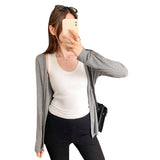 European Goods Temperament Thin Sun Protection Cardigan Women Spring And Autumn 2025 New Fashion Design Small Long-Sleeved Jacket