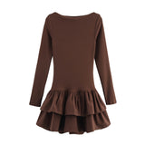 Spring 2025 New Dress Slimming Casual Bottom Shirt Design Casual Leisure Dress Casual 0085305