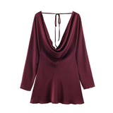 2025 New Women's Fashion Sexy Hot Babes Silk Tatami Dress 9377332