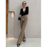 Short T-Shirt Women's Long Sleeves 2025 Spring And Autumn Ins Outs The Sexy Fashion Bottom Top Woman