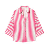 Spring 2025 New Long Fashion Loose Casual Design Small Shirt Top 2340939