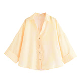 Spring 2025 New Long Fashion Loose Casual Design Small Shirt Top 2340939