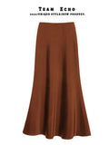High Waist Thin Long-Skinny Vinegar Slip Half-Dress Skirt 2025 New Bag Of Hip Fish