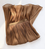 Silk Sensing Temperament Half-Dress Woman Slim Thin Long A-Dress Hanging Summer Egan Yarn Skirt
