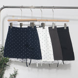 Real Shooting Lace Side Wave Half Dress Girl Summer Bow High Waist Thin Anti-Walking Light A Word Ass Short Skirt 6611