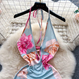 Dopamine Pure Hottie Thai Sling Dress Women's Autumn Belt And Dew Design Beautiful Bagbum Dress
