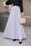 The Long Dress Dress Of The Bowed Dress Woman 2025 Early Spring New High-Waisted Pendant Big Swing Dress Spring And Autumn Color Skirt