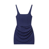 2026 New Summer Fashion Temperament Women's Sexy Sleeveless Bag Hips Tied With Dress