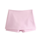 2025 Summer New Women's V-Neck Sexy Leak Back Hanging Neck Small Top Casing Trousers Set 2796777