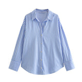 New Women's Clothing Printed Silk-Sense Silk-Sense Sex Shirt Women 4387036 In Autumn