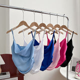 Spice Girls Folds Irregular Slimming Short Sling Vest Women Summer New Set On The Bottom Shirt Clothes