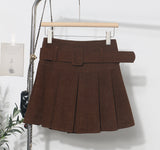 S-2XL Wicked Skirt Autumn And Winter New High-Waisted 100-Fold Skirt Anti-Light A Word Umbrella Skirt 1180
