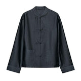 2026 Summer New Women's Fashion Casual Loose Rope Buckle Shirt 4786166250