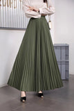 The Long Dress Dress Of The Bowed Dress Woman 2025 Early Spring New High-Waisted Pendant Big Swing Dress Spring And Autumn Color Skirt