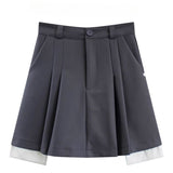 100-Folded Skirt 2026 Summer New Bumpy Fashion High-Waist Short Skirt Irregular Thin A Word Bag Hip Skirt