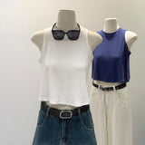 Spice Girl Sports Vest Sling Girl 2026 New External Wear With Sleeveless Short Round Collar Bottom