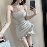 Pure Hottie Leaves Side Sexy Thoracic Dress Women New Dress Dress Dress Dress Dress
