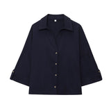 2025 Summer New Women's Fashion Casual Short-Sleeved Shirt With Belt Shorts 8372226