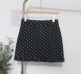 Long-Term Plus Single Real Shot Korean Lace Skirt Wave Half-Body Skirt High Waist Anti-Walking Light A Word Ass Hip Skirt 6880