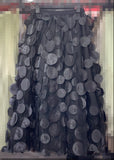 Three-Dimensional Flower Half-Dress Woman 2025 New Medium And Long Fairy Skirt High-Waisted Temperament Mesh Dress