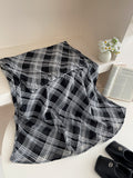 Japanese And Korean Vintage Mesh Mesh Fishtail Half-Dress Girl Spring And Summer Small Wave Dot Ocean Temperament Ass A Word Long Skirt