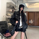 The Leather Coat Woman 2025 Spring And Autumn New Women's Small Leather Jacket Design Cool Taut Sister Early Autumn Top