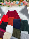 Lace A-Word Skirt Female Long-Skinny High-Rise Thin Elegant Dress In The Long Dress Multi-Colored