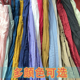 Long-Long Crumbilled Skirt Women's Dance Dress Korean High Temperature Folding Folded Skirt Flowing Folding Skirt
