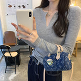 Wool Knitted Bottom Shirt Women's Autumn And Winter 2025 New White Inside High-End Feel Super Beautiful Beautiful Beautiful Beautiful Shirt