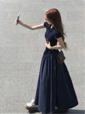French Black Splicing Polo Dress Women's Summer 2026 New Age Reduction Beautiful Throb Showing Skinny Dress
