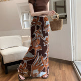 Smashed Snowflake Fishtail Skirt Women Summer 2026 New High-Waisted Hanging Feeling A Word Cover Bag Hip Skirt Slimy Skirt