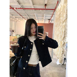 Small Fragrant Coat Women Autumn 2025 New French Style Temperament High-End Design Sense Retro Short Top