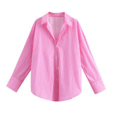 New Women's Clothing Printed Silk-Sense Silk-Sense Sex Shirt Women 4387036 In Autumn