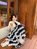 New French Princess Sweet Cake Punk Punk Lace Lace Lace Dress Fairy Dress Half
