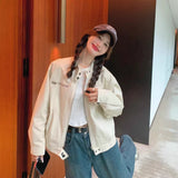 Small Retro Collar Workwear Coat Women 2026 Spring And Autumn New Loose Set Short Casual Jacket