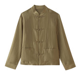 2026 Summer New Women's Fashion Casual Loose Rope Buckle Shirt 4786166250