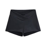 Casual Sports Shorts Women Solid Color Season Hot Girls High Waist Slim Thai Bottom Hot Pants