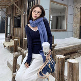 Korean Atmosphere Wears A Jabs Muscle Sweater V-Neck Knitted Bottom Shirt For Women's 2025 Autumn And Winter