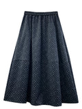 French Temperament Floral Pocket Umbrella Dress Women 2025 Spring And Autumn New Splendary A-Word Half Skirt