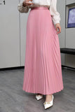 The Long Dress Dress Of The Bowed Dress Woman 2025 Early Spring New High-Waisted Pendant Big Swing Dress Spring And Autumn Color Skirt