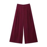 2025 Spring And Summer New Women's Fashion Temperament Casual Sleeveless Double Vest Folding Pants 8056586