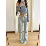 Tie Dyed Mesh Yarn Long-Sleeved T-Shirt Women Autumn Thin Design Small Slimming Sweet Cool Hot Girl Sunscreen Top
