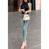 Pure Wind Hanging Neck Vest Woman Summer Slimming Under The Hot Girl Small To Put On A Short Top